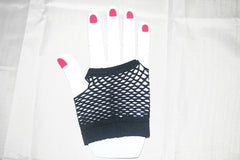 Black Fishnet Fingerless Gloves